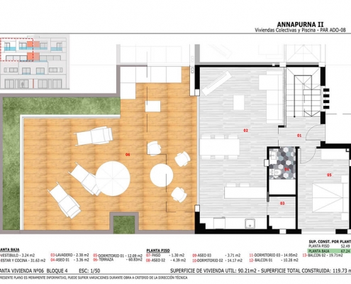 Apartamentos a la venta en Alicante - Plano Residencial Annapurna II 5