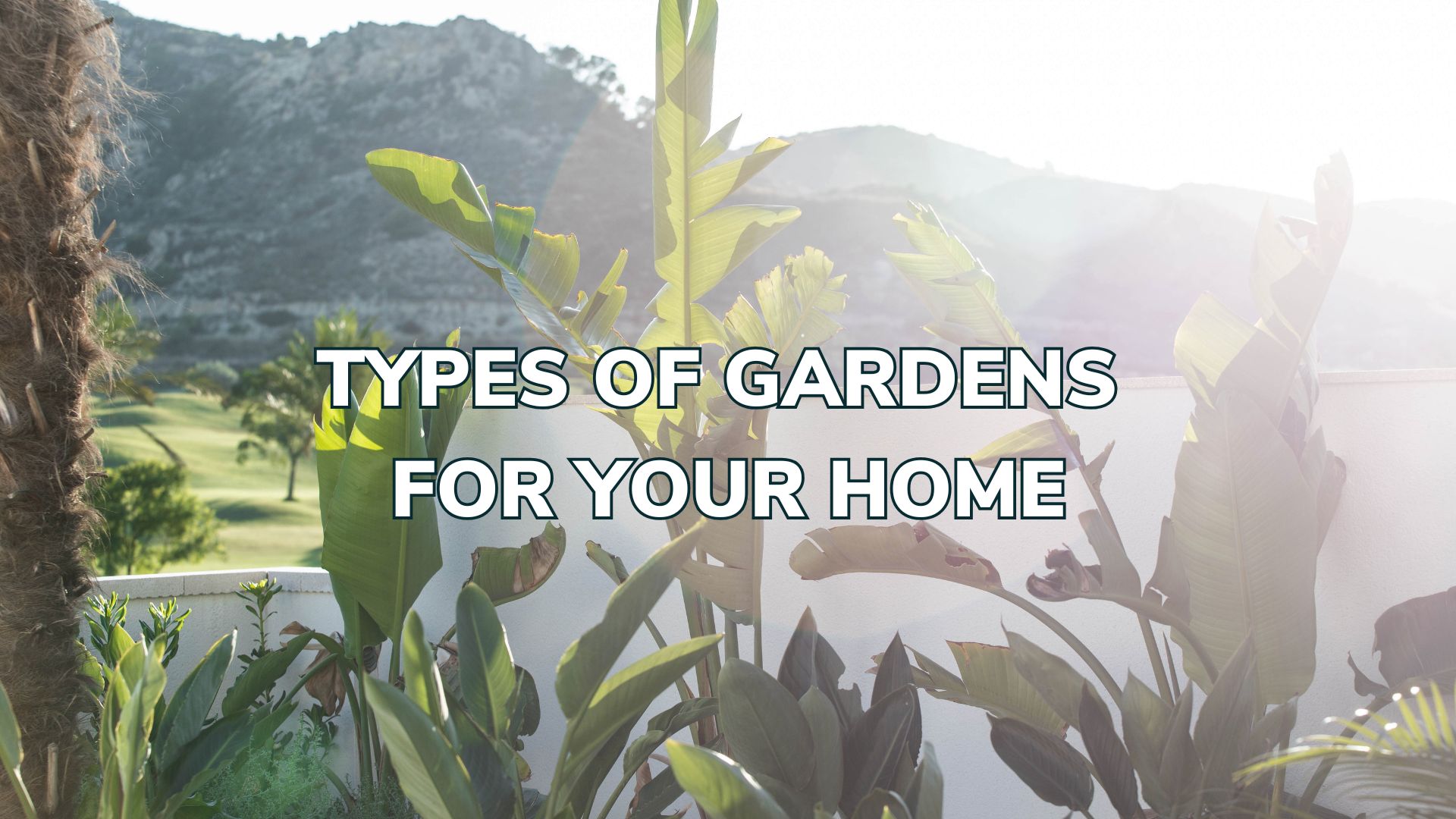 TYPES OF GARDENS FOR YOUR HOME