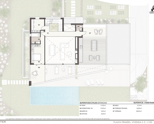Villas a la venta en Alicante - Plano Villa Everest II 5 Villas a la venta en Alicante - Plano Villa Everest II 5