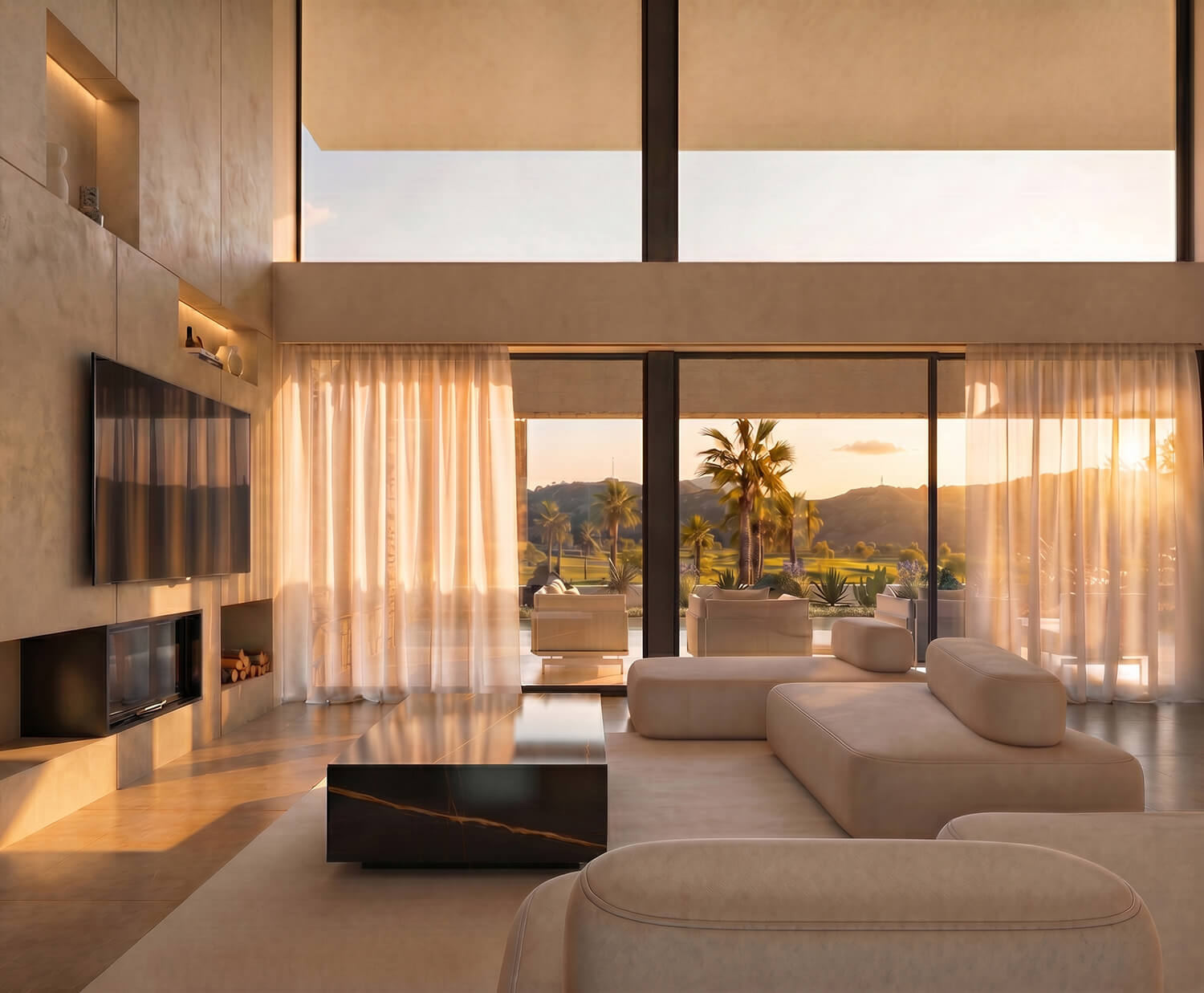 Villas Premium a la venta en Alicante - Salón Villa Everest II 1