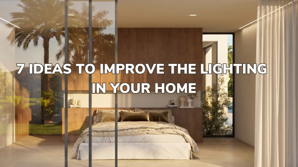 7 IDEAS TO IMPROVE THE LIGHTING IN YOUR HOME