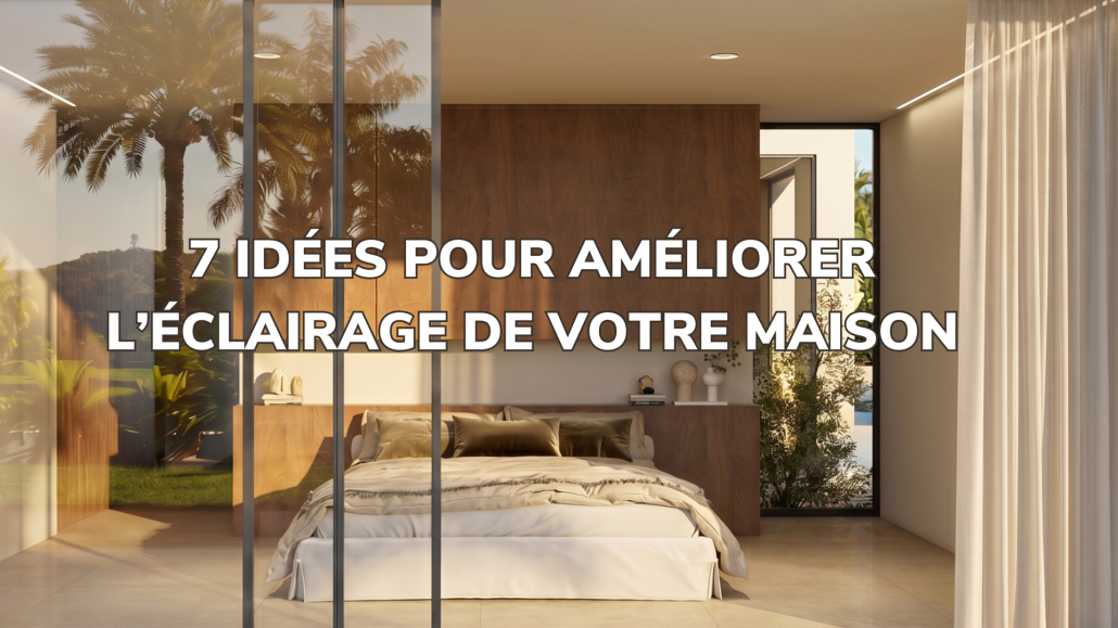 7 IDÉES POUR AMÉLIORER L’ÉCLAIRAGE DE VOTRE MAISON